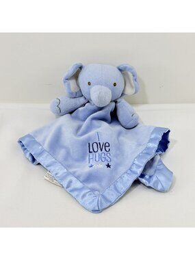 Stepping Stones Security Blanket Lovey Elephant Blankie Plush Baby Boy Infant